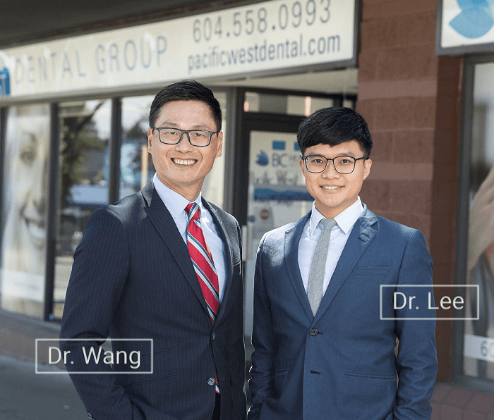 Dr. Wang & Dr. Lee Stands together
