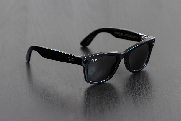 Black Ray-Ban Meta smart glasses